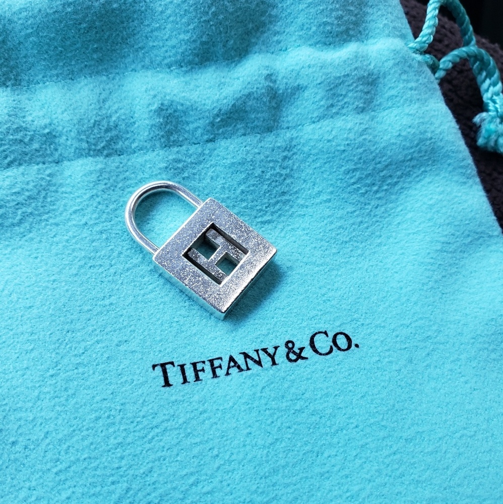 Tiffany & Co. Sterling Silver "H" Lock Letter